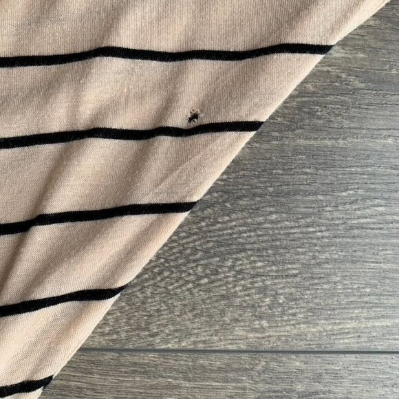 H&M Women's Tank Top Stripes Cropped Sleeveless Taupe Neutral Casual Flowy 4 - Picture 12 of 14